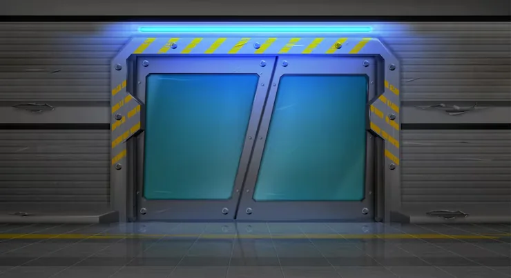 Compuerta de alta seguridad de la estación