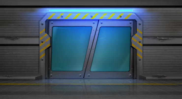 Compuerta de alta seguridad de la estación